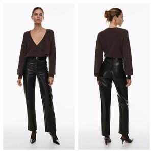Wilfred The Melina™ Pant Vegan Leather Black